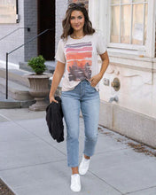 Load image into Gallery viewer, vip favorite perfect scoop neck graphic tee - scenic watercolor