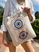 Load image into Gallery viewer, Evil Eye Tote Bag