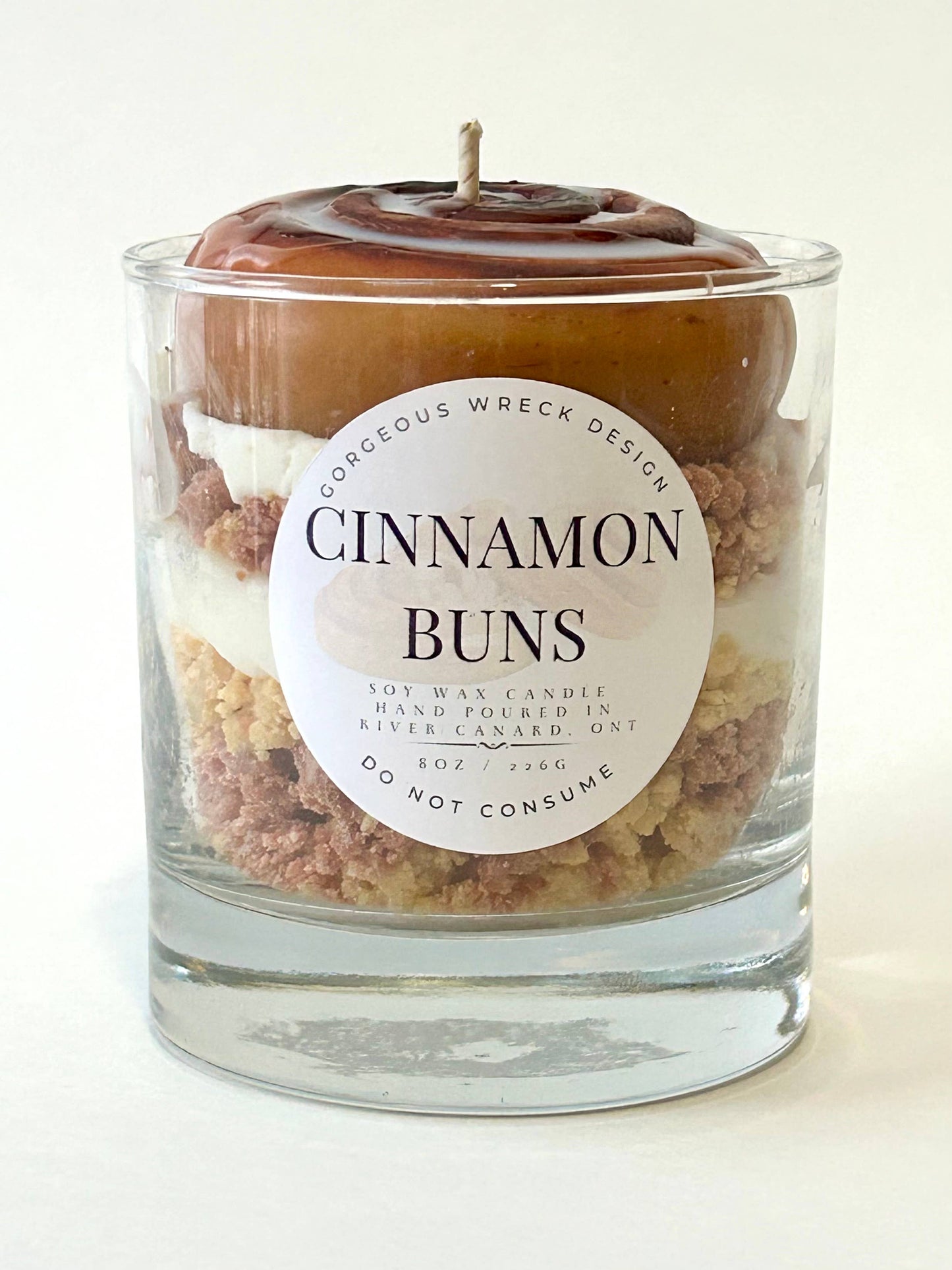Cinnamon Bun Dessert Candle