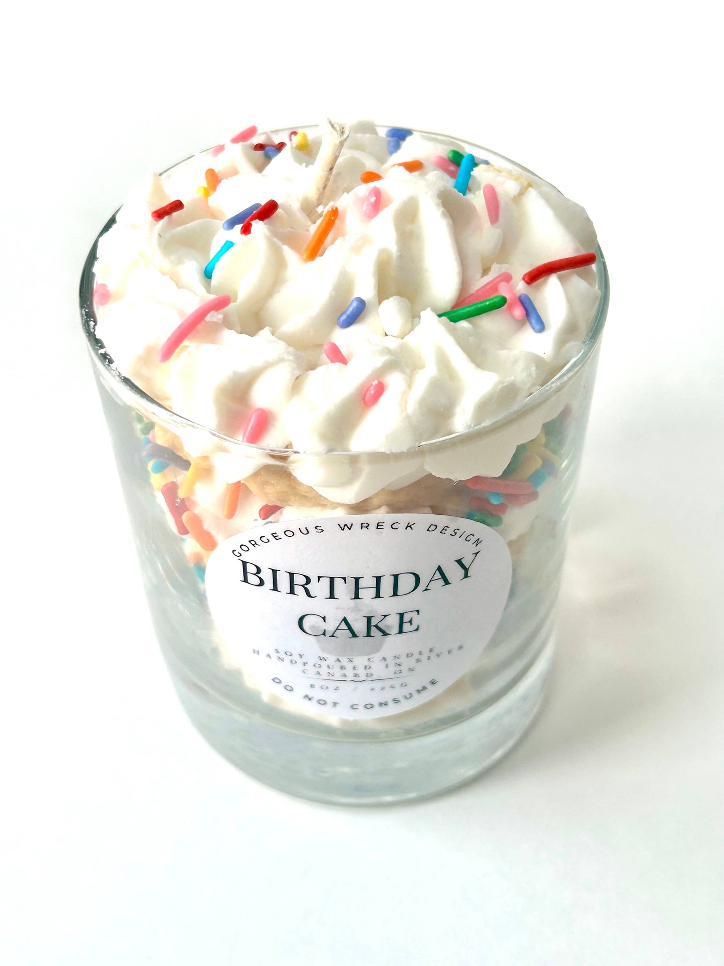 Birthday Cake Dessert Candle