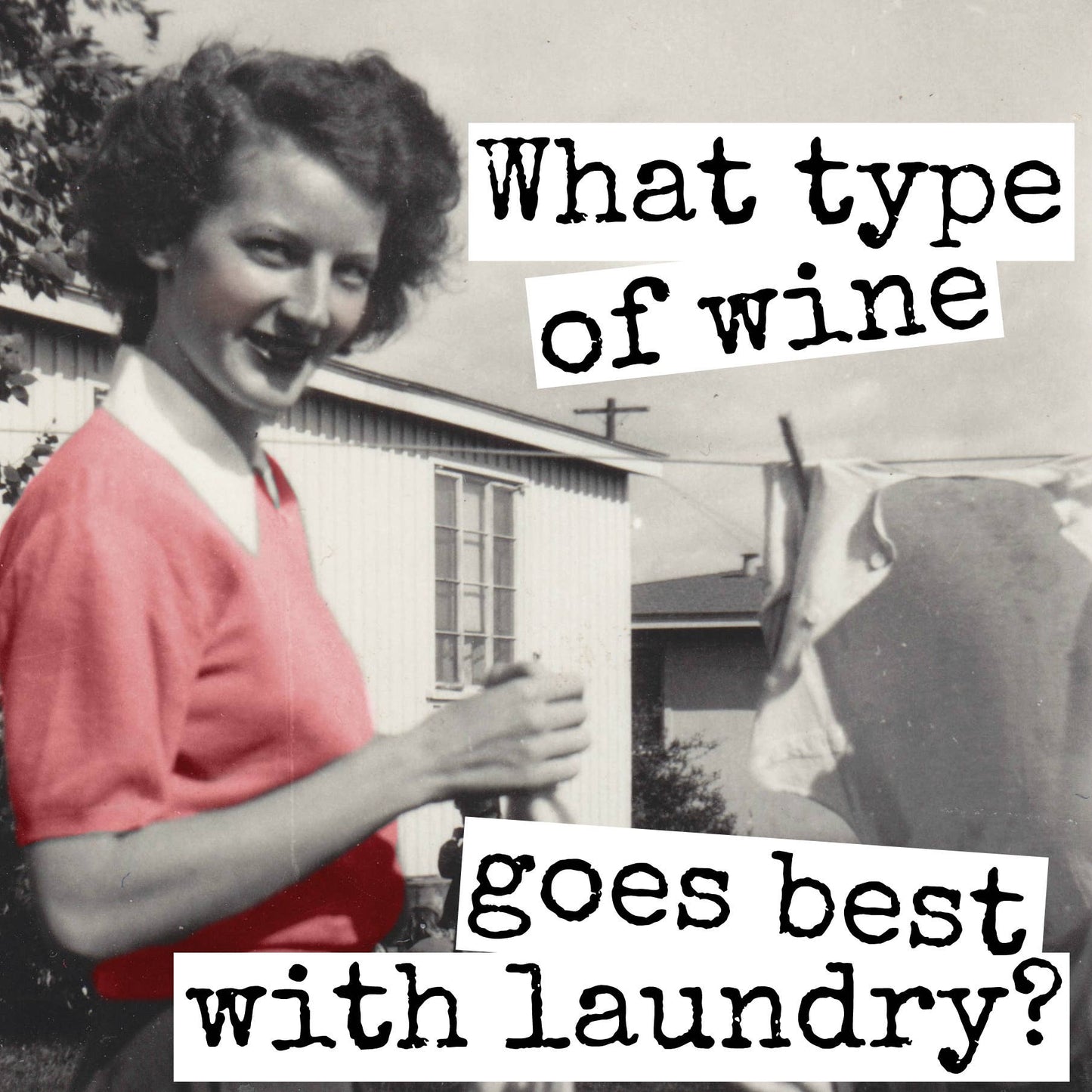 Fridge Magnet. What Type Of Wine Goes Best With Laundry?