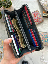Load image into Gallery viewer, Navy & Red Women' s Wallet