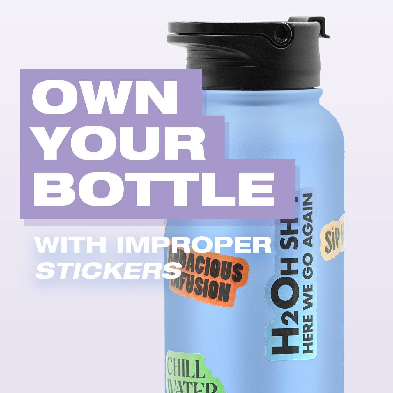 Improper Co. (No duties | Ships from CAN/USA) - Sassy Bottle/Mug Stickers