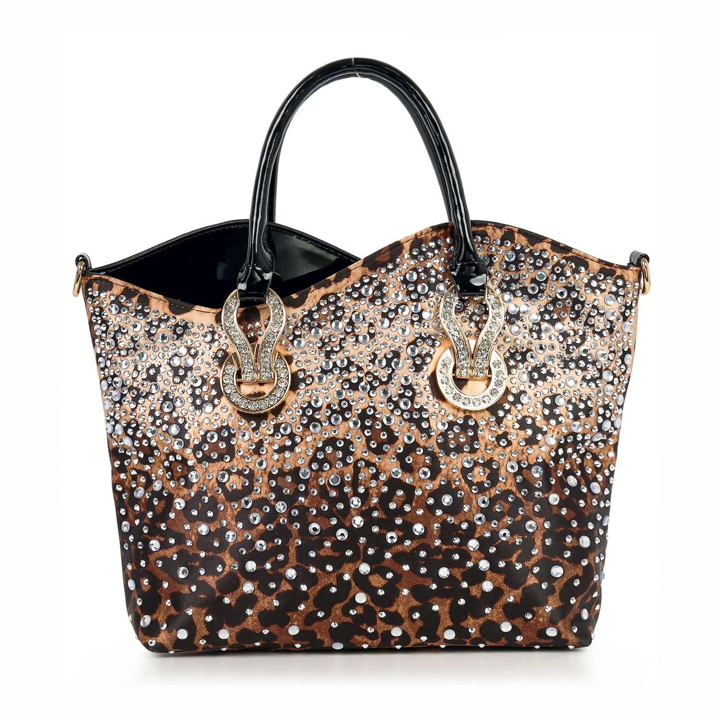 Handbag Express - Rhinestone Ombre Design Elegant Tote