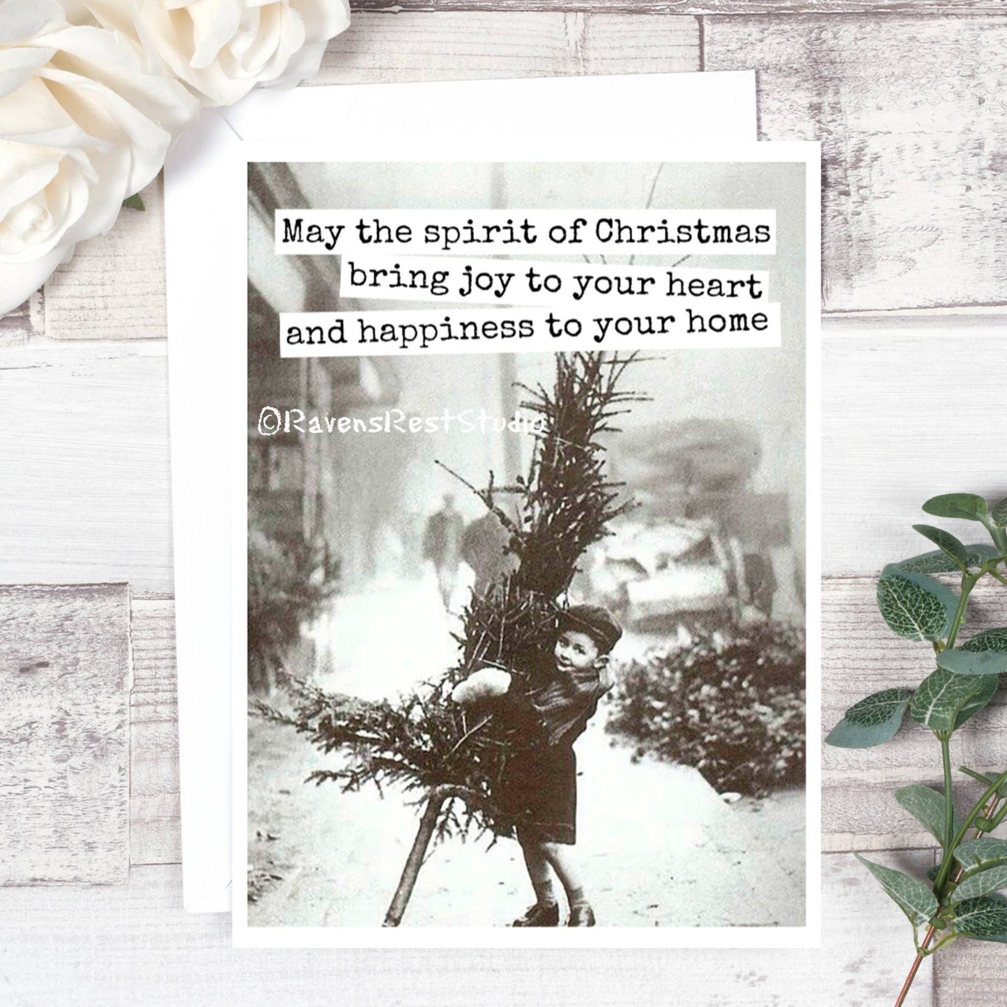 Raven's Rest Studio - May The Spirit Of Christmas Bring Joy To Your Heart...