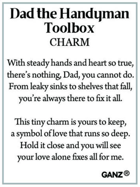 Dad the Handyman Charm