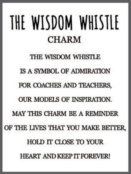The Wisdom Whistle Charm