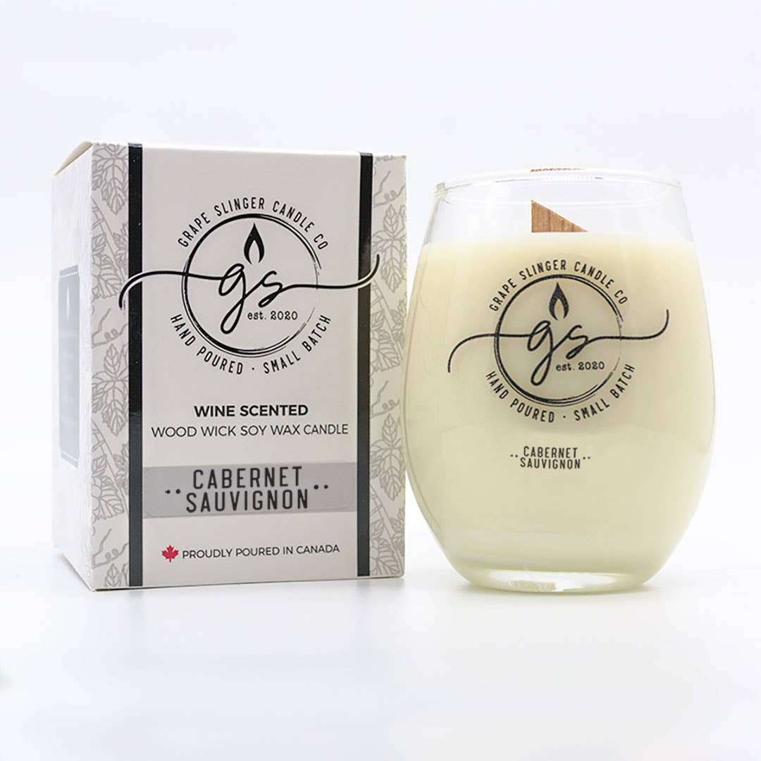 Cabernet Sauvignon | Wood Wick Candle