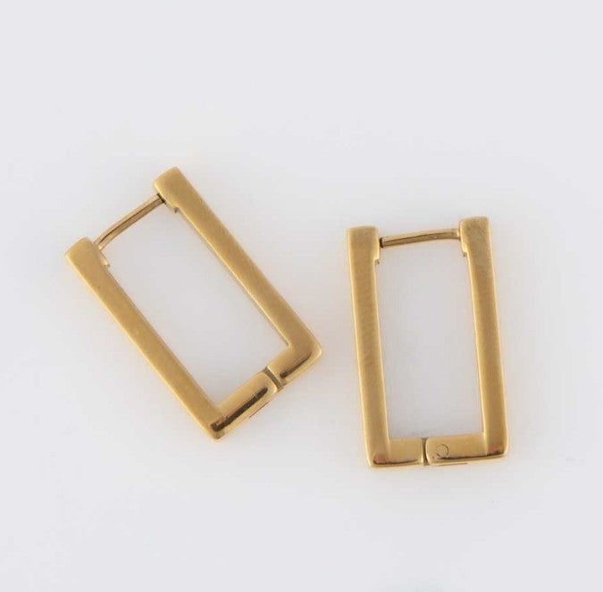 Narelle Rectangular Hoop Earring