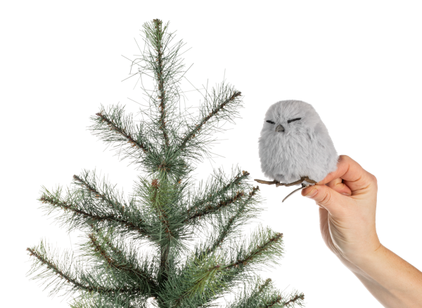 Clip-on Winter Owl Ornaments