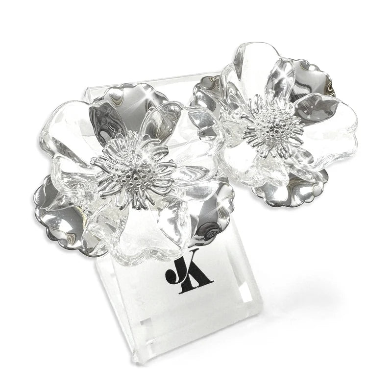 Open Flower Earrings