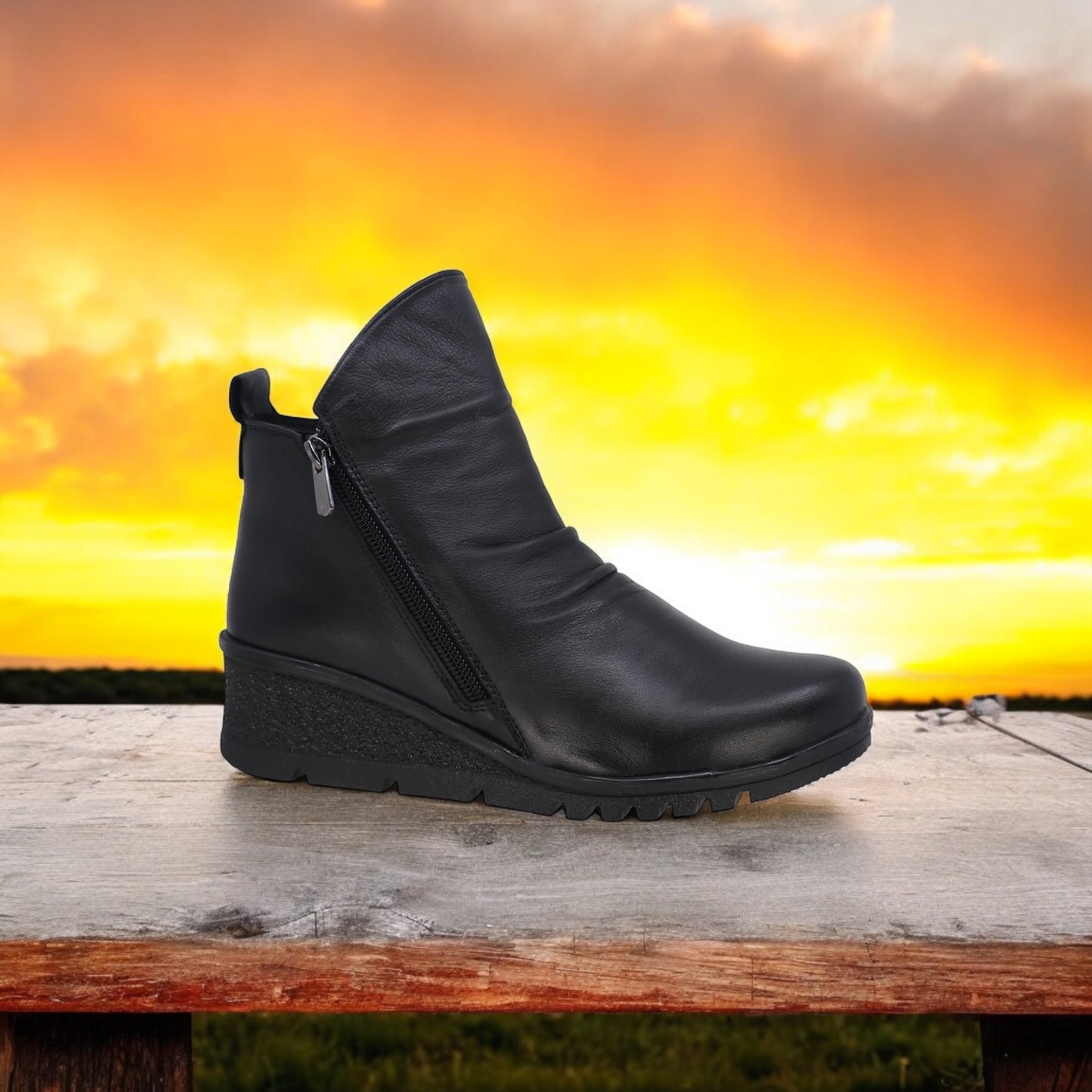 Carly Leather Boot