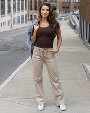 Load image into Gallery viewer, sueded twill cargo pants