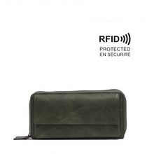 Load image into Gallery viewer, Florrie Double Zip-Around Wallet