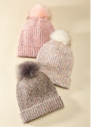 Sweetheart Pompom Beanie
