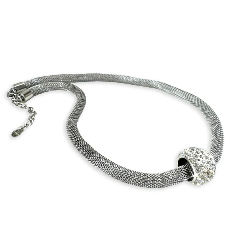 Metallic Mesh Necklace