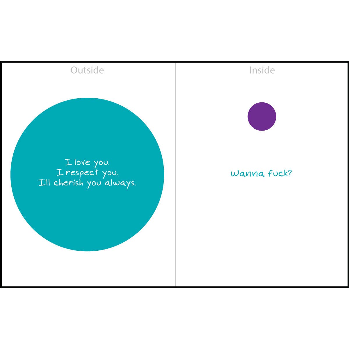 "Wanna Fuck" Greeting Card