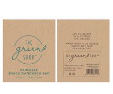 Load image into Gallery viewer, Beeswax Food Bags - Set of 3!