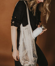 Load image into Gallery viewer, The "One Tripper" HUGE Mesh Market Bag