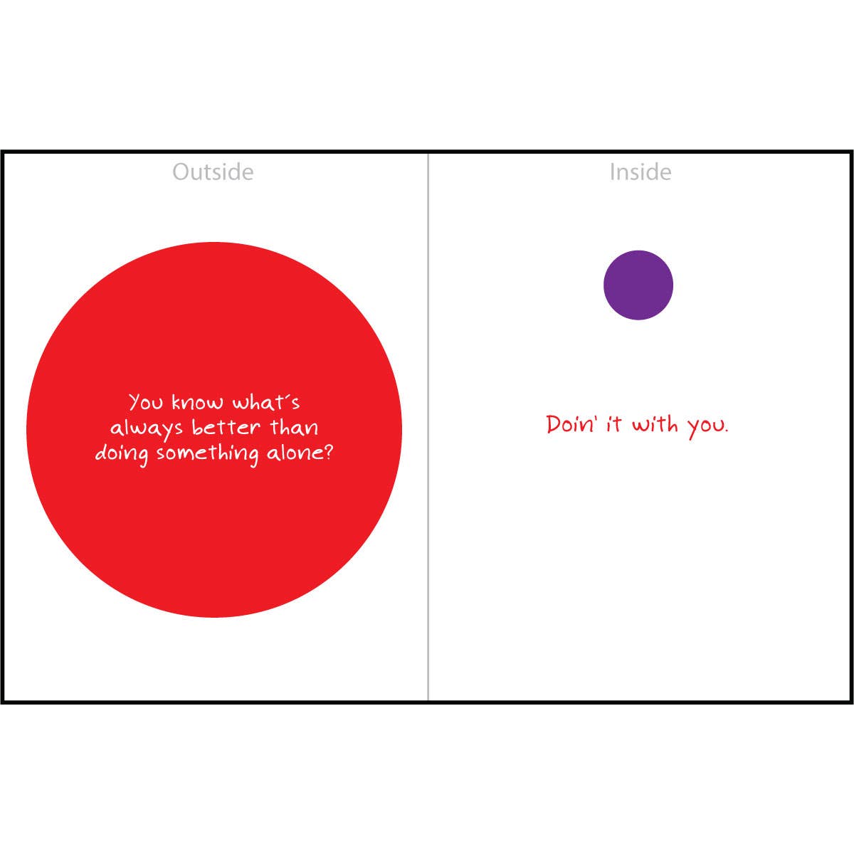 "Doin It With You" Greeting Card