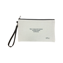 Load image into Gallery viewer, Linen Zippered Bag