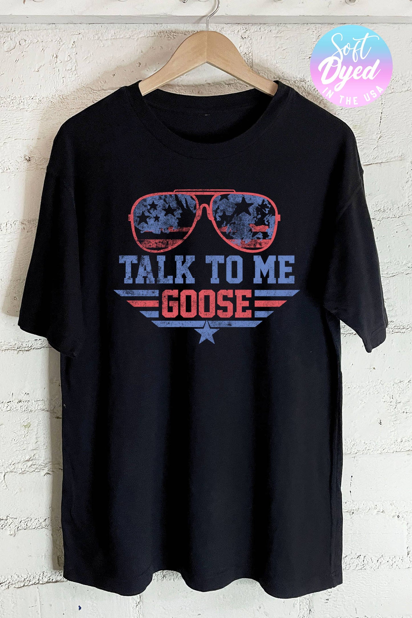 TALK TO ME GOOSE- Oversized Tee