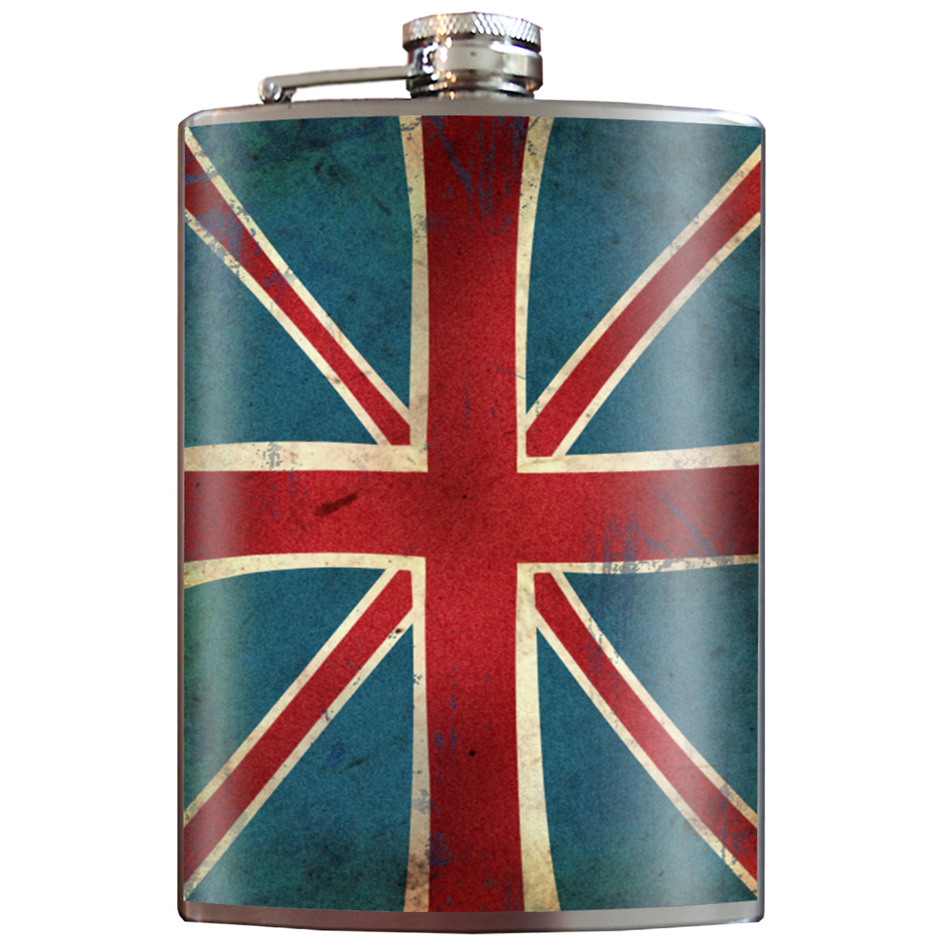 Trixie & Milo - Flask - Union Jack