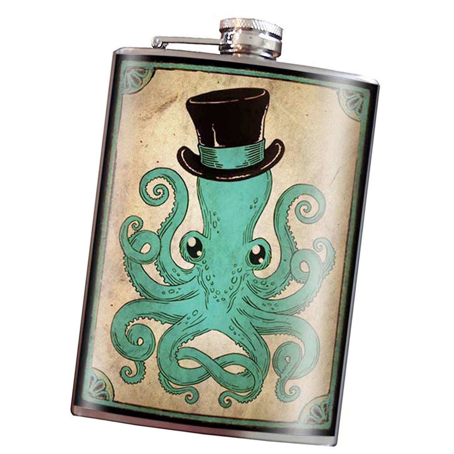 Trixie & Milo - Flask - Gentleman Octopus