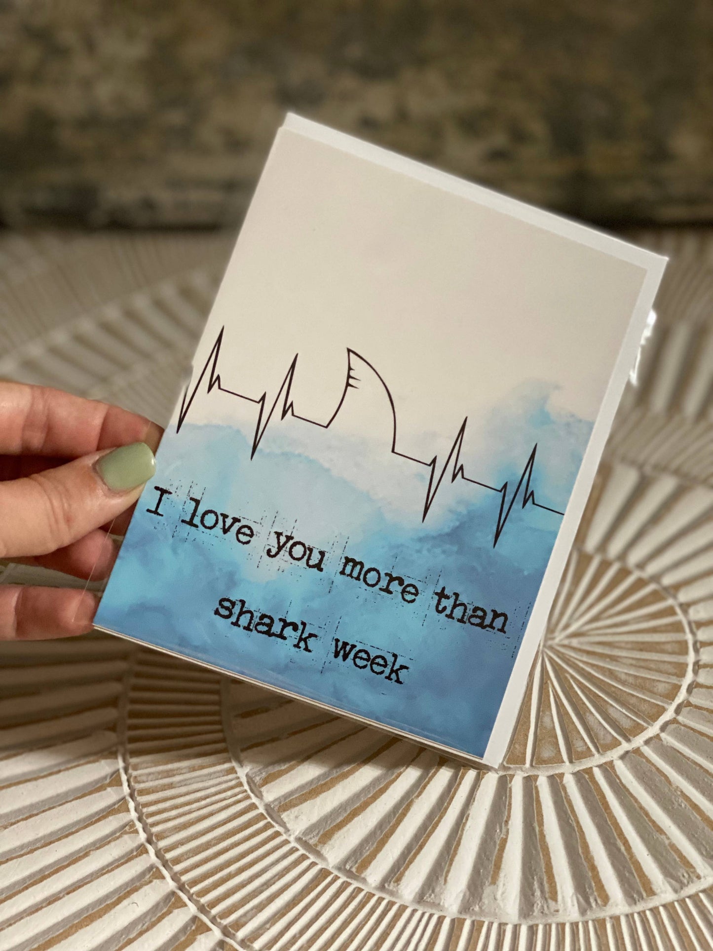 Crooked Halo - Shark Week Greeting Card