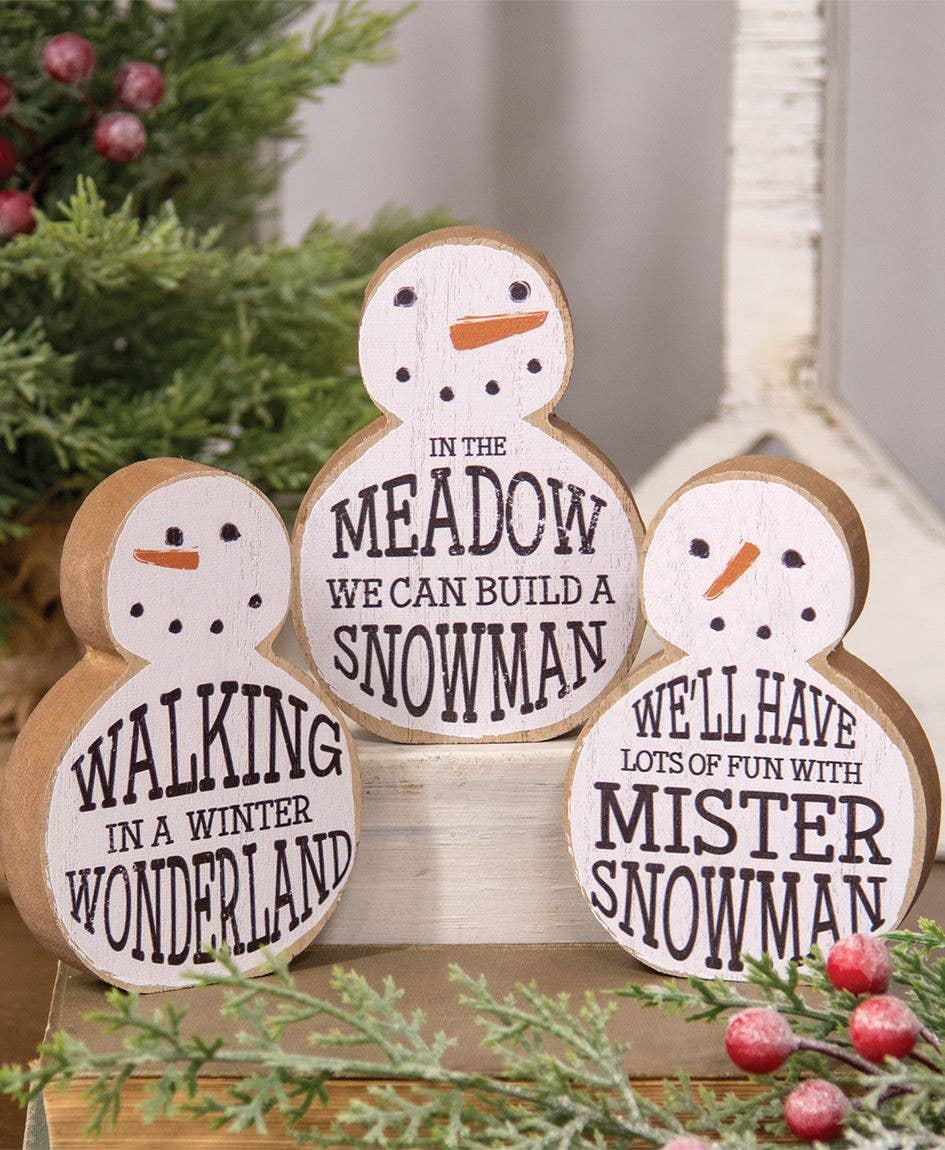 Mister Snowman Chunky Sitter