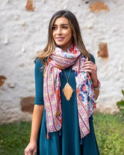 Load image into Gallery viewer, Heirloom Blooms Lightweight Scarf