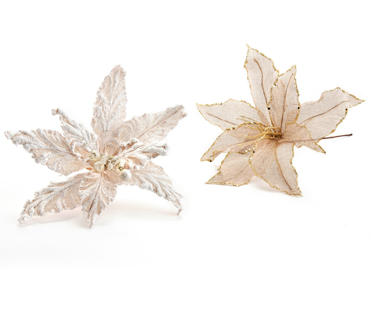 Poinsettia Spray