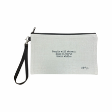 Load image into Gallery viewer, Linen Zippered Bag