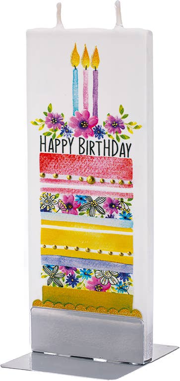 Flatyz - Flat Handmade Candle - Happy Birthday Layered Cake SALE