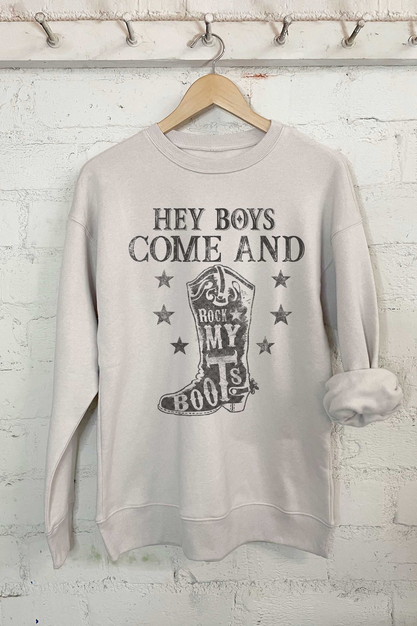 HEY BOYS COME AND ROCK MY BOOTS -SALE