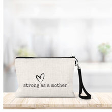 Load image into Gallery viewer, Linen Zippered Bag