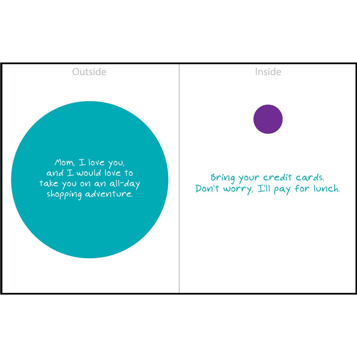 "All Day Shopping" Greeting Card
