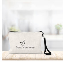Load image into Gallery viewer, Linen Zippered Bag
