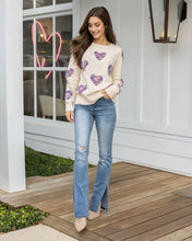 Load image into Gallery viewer, split flare denim