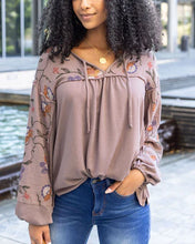 Load image into Gallery viewer, Berkley Embroidered Top