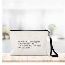 Load image into Gallery viewer, Linen Zippered Bag