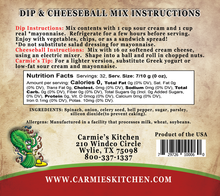 Load image into Gallery viewer, Carmie's Kitchen - Dip & Cheesecake Ball Mixes SALE