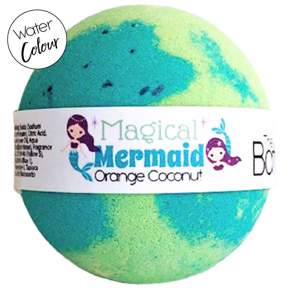 Magical Mermaid Bath Bomb (Creamy Coconut, Sweet Orange) SALE