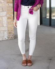 Load image into Gallery viewer, White Non-Distressed Ankle Jeggings