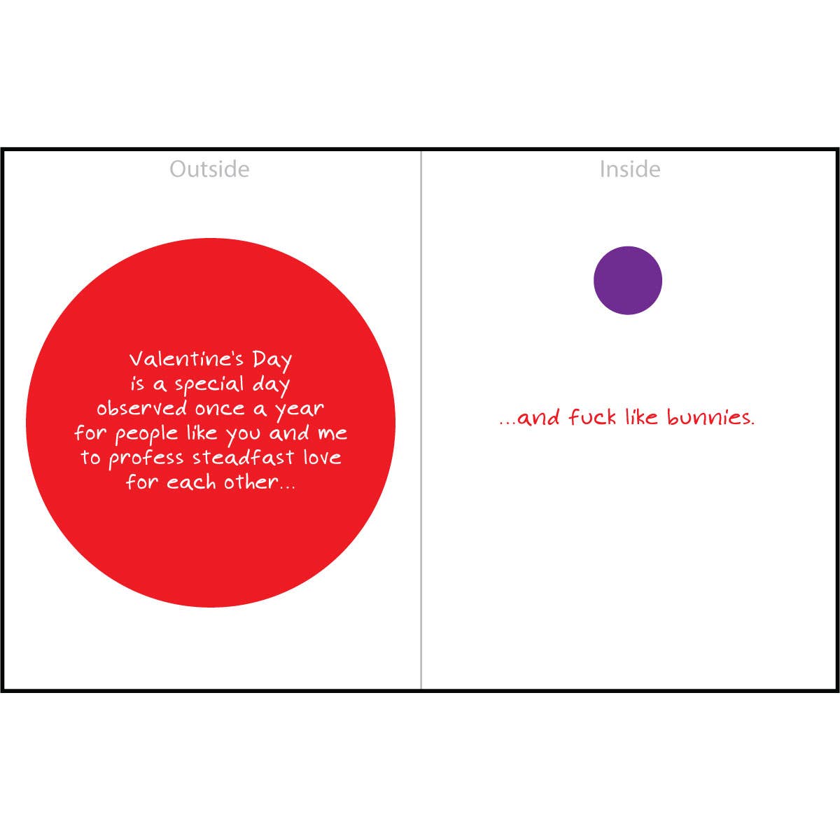 "Fuck Bunnies" Greeting Card