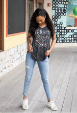 Load image into Gallery viewer, Perfect V Neck Graphic Tee