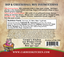 Load image into Gallery viewer, Carmie's Kitchen - Dip & Cheesecake Ball Mixes SALE