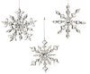 Clear Snowflake Ornament