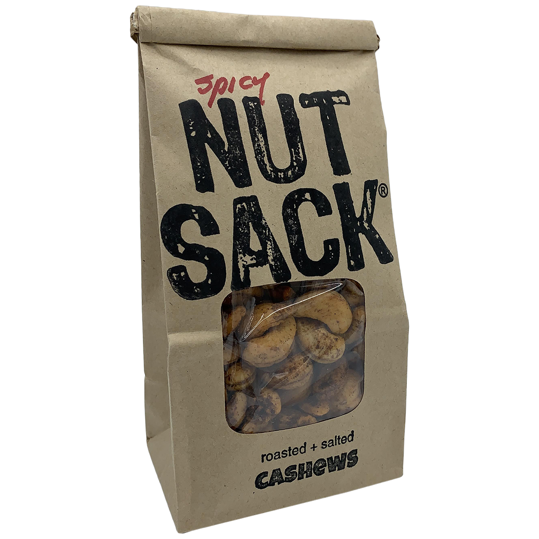 Nutsack Foods Spicy Cashews Roasted Nuts FATE