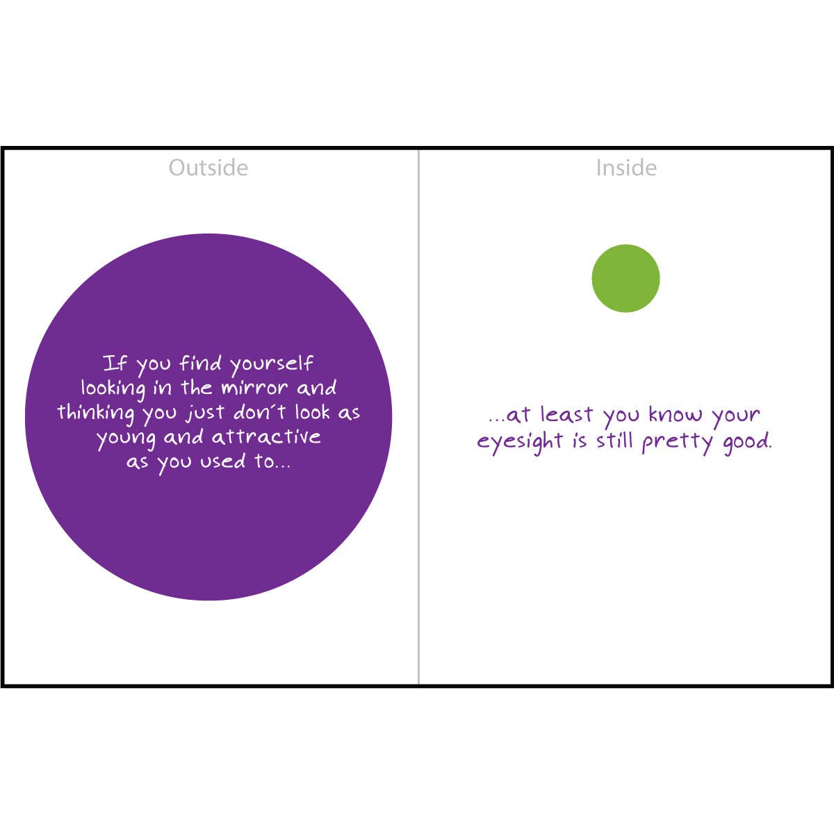 "Eyesight Still Good" Greeting Card